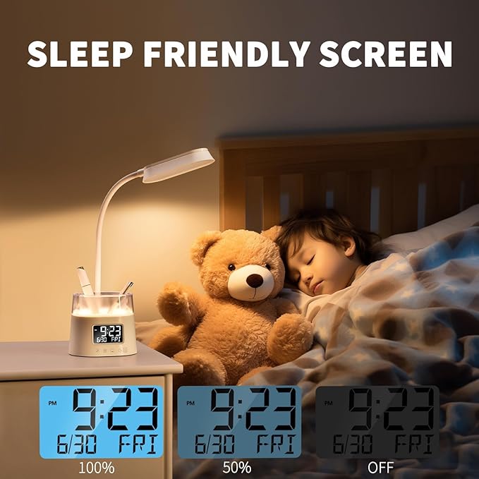 Led Desk Lamp with Pen Holder, Touch Lamps - Image 6