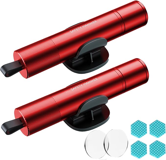 MOTORBUDDY Car Window Breaker Tool, 2-in-1 Window Breaker Seatbelt Cutter by MOTOUDDY