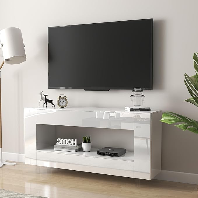 Vavkorkula High Gloss TV Stand for 65 Inch - Image 8