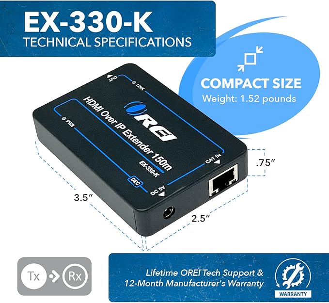 OREI HDMI Over Ethernet Extender - Image 6