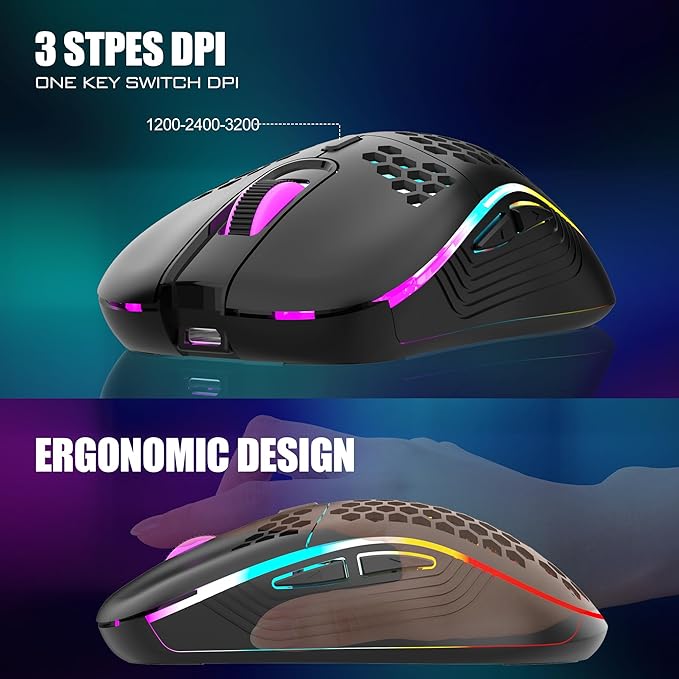 RedThunder 60% Wireless Gaming Keyboard & Mouse Combo - Image 3