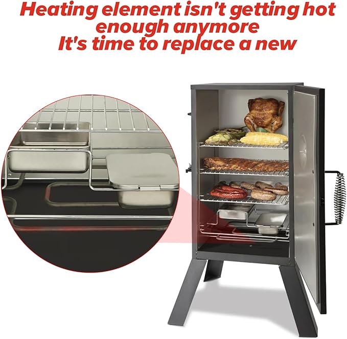 Upgrade Universal 1650W 15A Electric Smoker Heating Element Kits - Image 6