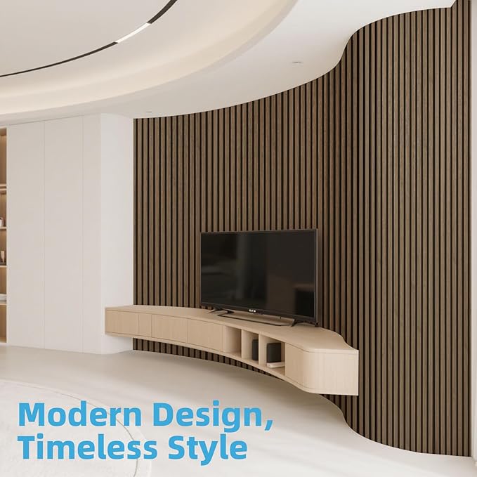 Art3d 2-Pack Acoustic Wood Slat Wall Panel - Image 2