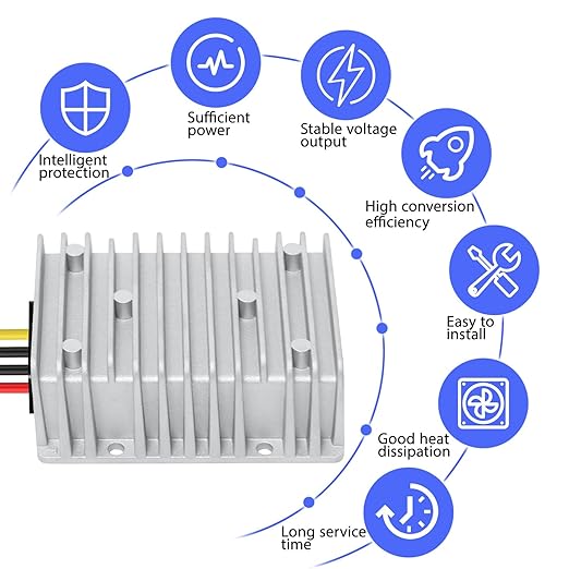 LeMotech DC 36v/48v to 12v Converter 30A 360W Step Down Converter Voltage - Image 8