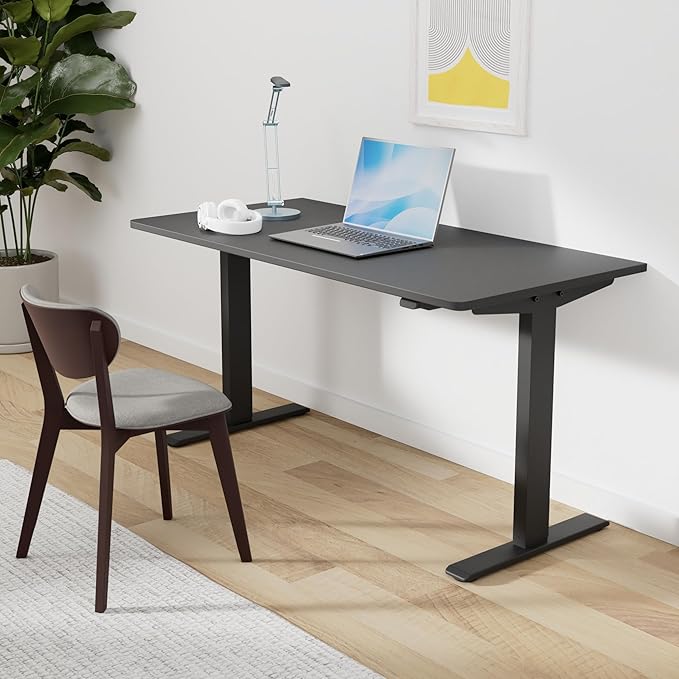 SANODESK Electric Standing Desk 55 x 28 Inches Whole-Piece Desktop Height - Image 2