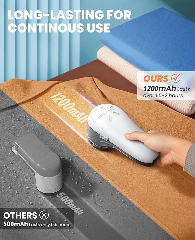 POPCHOSE Fabric Shaver, Sweater Shavers to Remove Pilling, Lint Shaver - Image 3