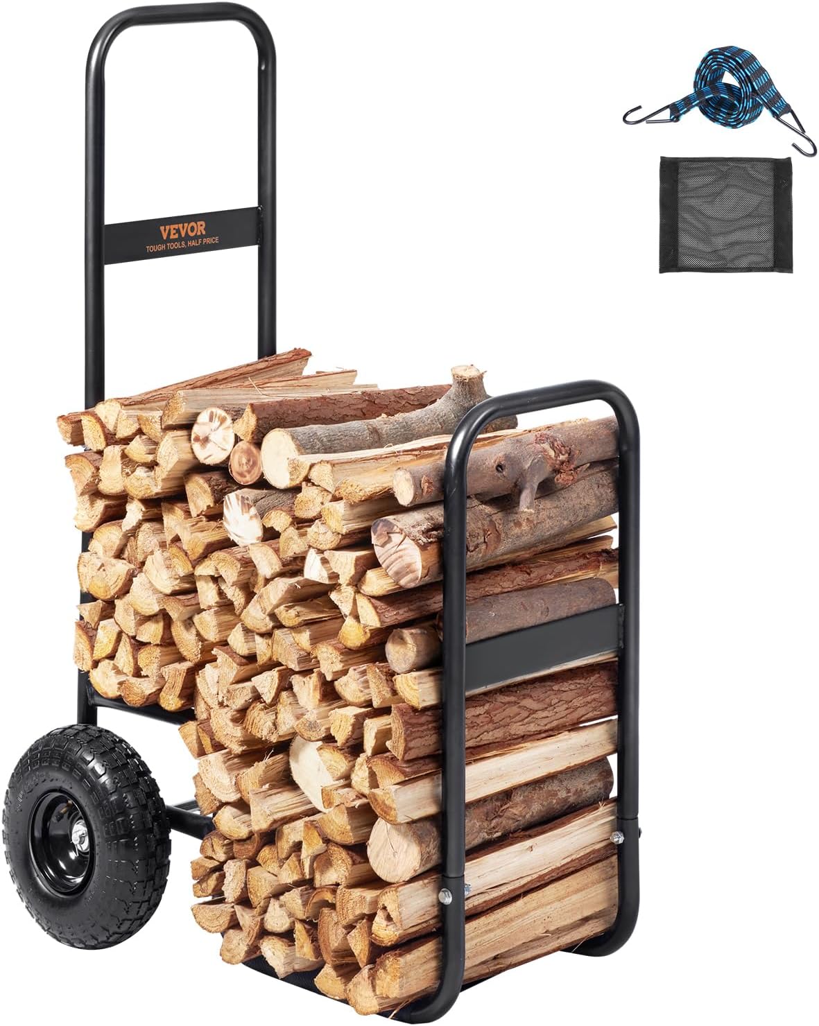 vevor log cart 250 lbs load capacity, outdoor, main product view