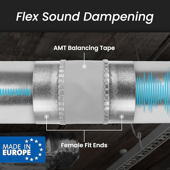 Repa Market 8" Inch Flexible Vibration And Noise Reducing Coupler - Image 3