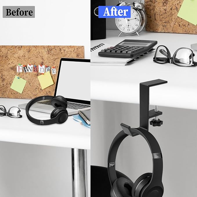 Jeffdad Metal Headphone Hook, Headphone Hanger - Image 5