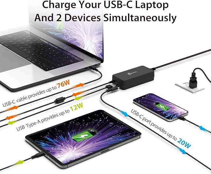 j5create 108W USB Type C PD Super Charger - Image 3