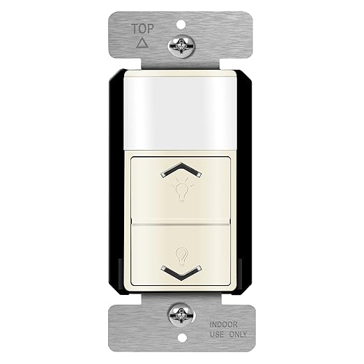 TOPGREENER Motion Sensor Light Switch Dimmer, Electronic Dimmer by TOPGREENER
