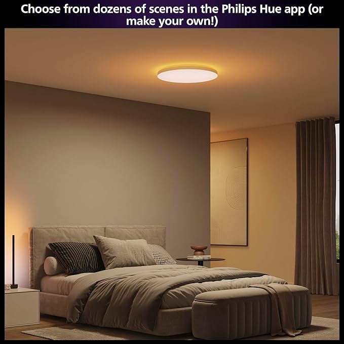 Philips Hue Datura Smart Ceiling Panel White & Color Light, Voice Control - Image 5