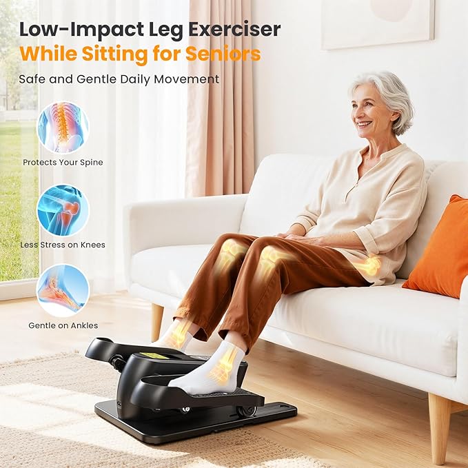 Under Desk Elliptical Machine, Ellipse Leg Exerciser as Seen on TV - Image 2
