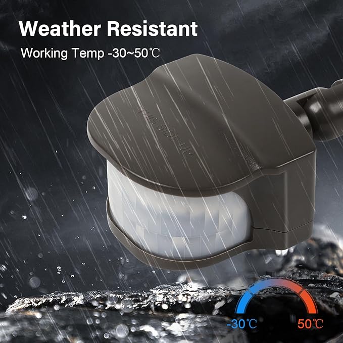 TREEWELL 240-Degree Replacement Motion Detector, Adjustable Time & Detection - Image 6