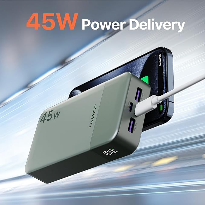 JUOVI J2621 Power Bank Portable Charger 20000mAh 45W, PD 3.0 QC 4.0 Fast - Image 2