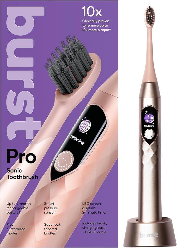 Burst Pro Sonic Advanced Electric Toothbrush by BURST