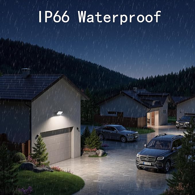 WISELUME 60W LED Outdoor Wall Light – 360° Adjustable Head, Motion Sensor - Image 4