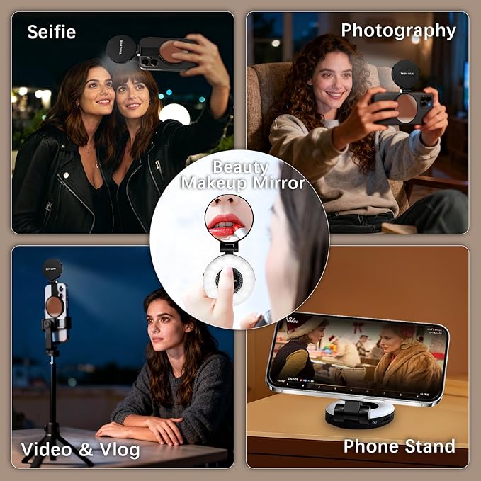PrielPaek 3-in-1 Magnetic Beauty Selfie Light - Image 7