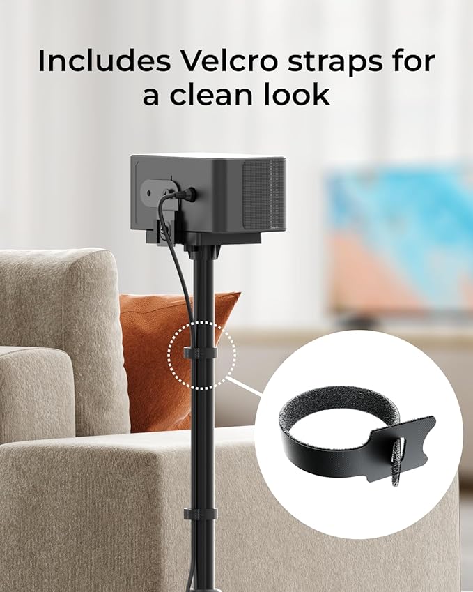 ULTIMEA 2-Pack Universal Height-Adjustable Speaker Stands, Extendable from 62cm - Image 4