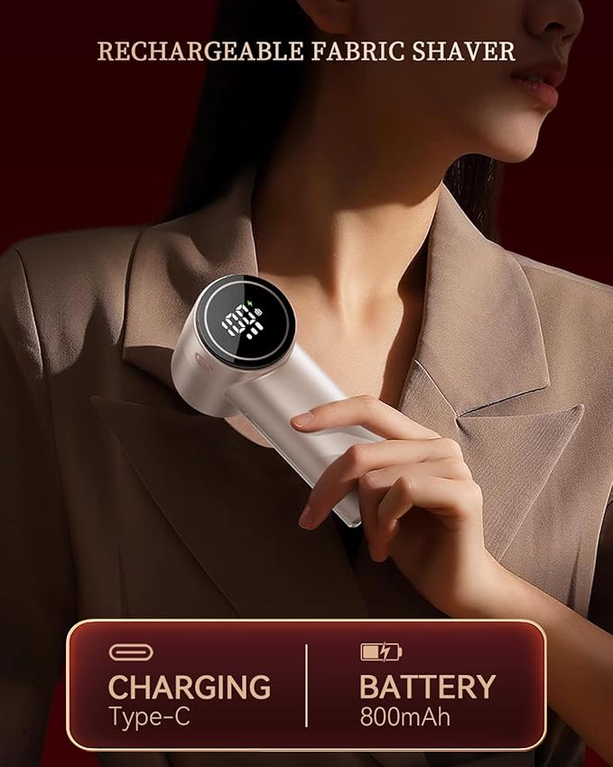 Fabric Shaver, Rechargeable Lint Shaver - Image 5