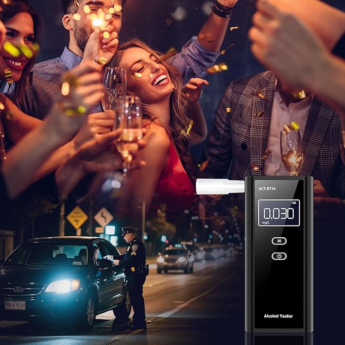 Homealexa Portable Breath Alcohol Monitor – Personal-Use LCD Breath Checker - Image 9