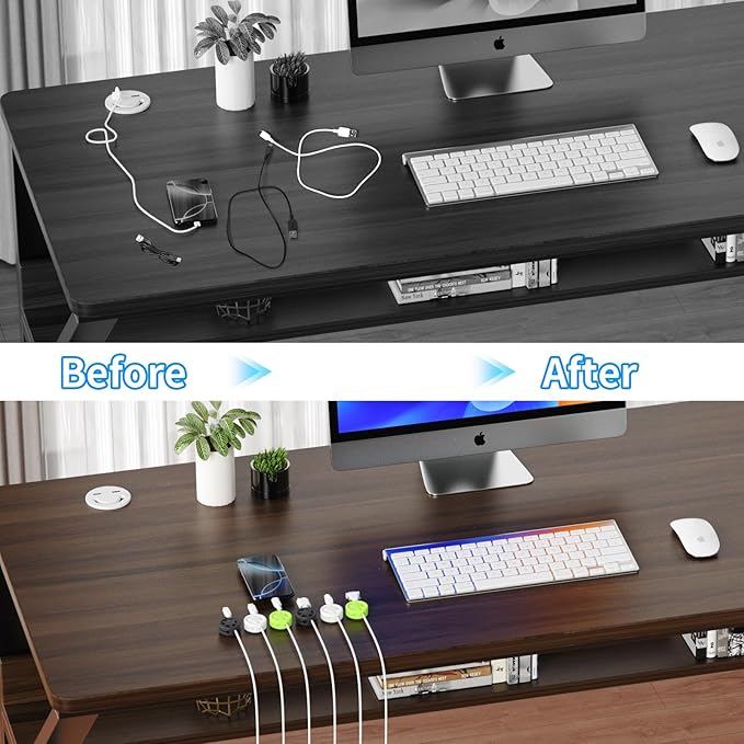 XenovaX 6 Pack Cord Organizer Clips - Image 3