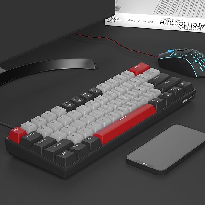Camiysn 60% Mechanical Gaming Keyboard, Mixed Color Keycaps Gaming Keyboard - Image 7