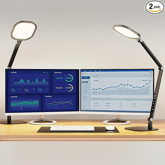 LitONES LED Desk Lamp for Home Office, Eye-Caring Modern Desk Light, 3 Color by LitONES