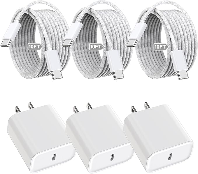 iPhone 16 15 Charger Fast Charging, iPad Air/Pro/Mini by TrimDish