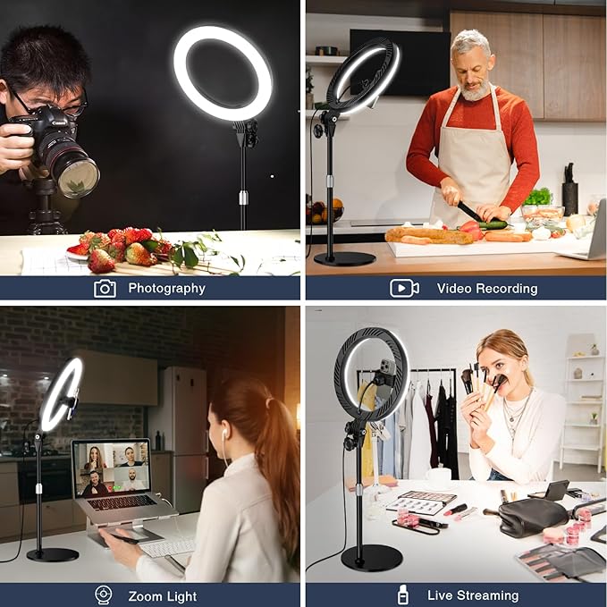 Desk Ring Light with Stand - Image 2