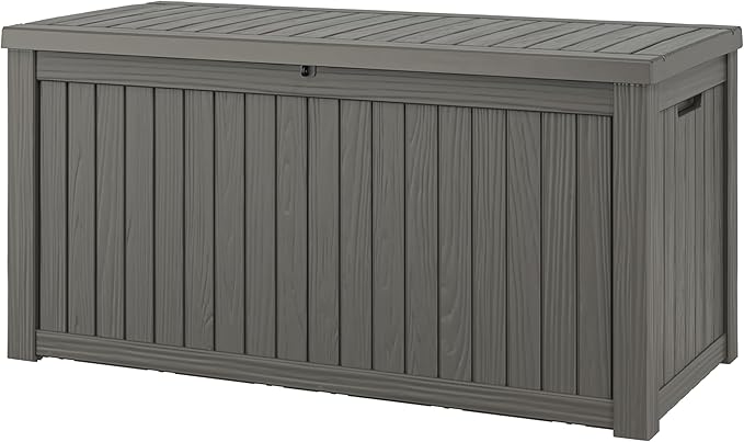 NUNU LAB 220 Gallon Outdoor Storage Box Waterproof, Outside Package Delivery by NUNULAB