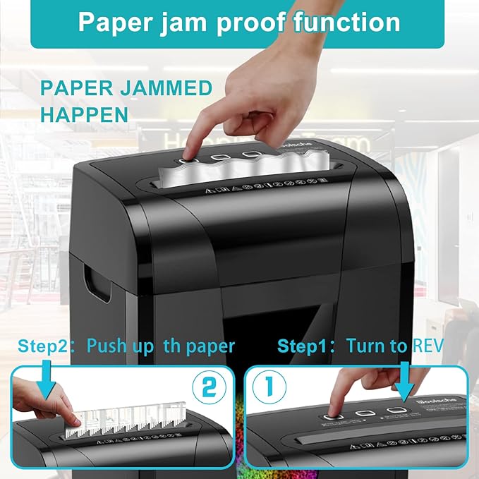 Woolsche Paper Shredder, 18-Sheet Cross Cut - Image 8