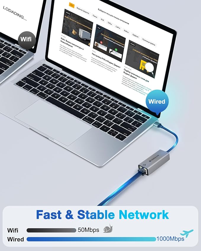 USB a to ethernet Adapter, USB gigabit 1000Mbps Plug and Play - Image 6