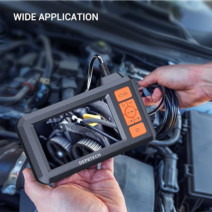 DEPSTECH Dual Lens Industrial Endoscope, 1080P Digital Borescope Inspection - Image 6