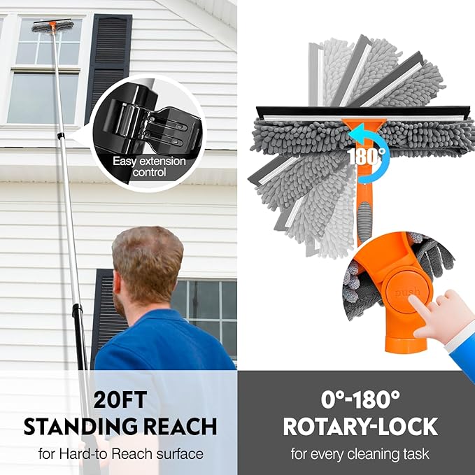 ARTIPOLY 20 Ft High Reach Window Squeegee - Image 3