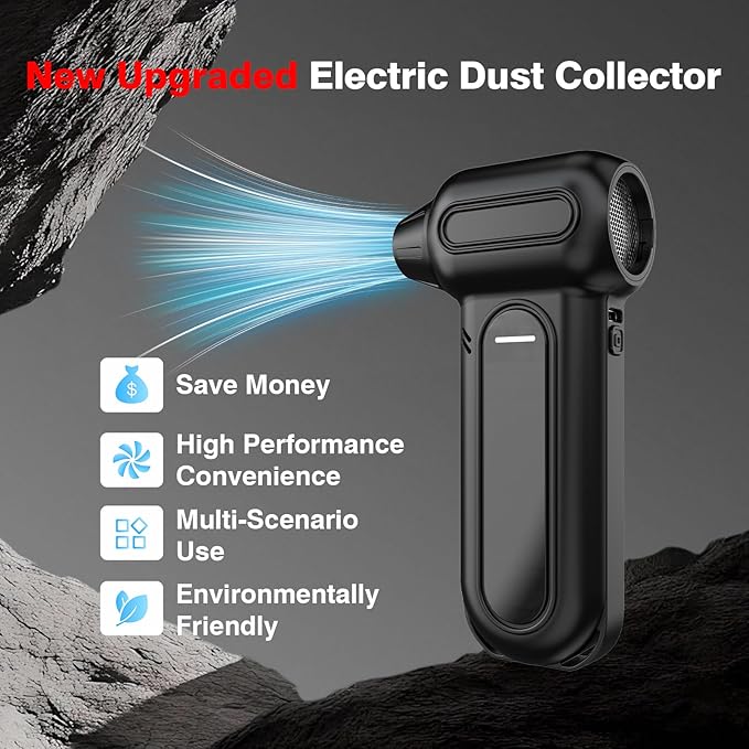 ANABOX Electric Air Duster – 150, 000 RPM Brushless Cordless Blower, 4-Speed - Image 8