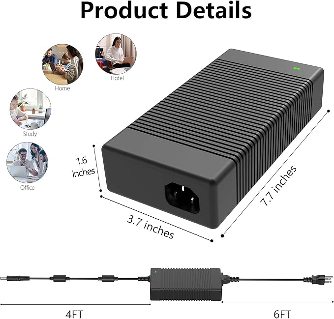 330W 16.92A 19.5V LA330PM190 AC Charger - Image 3