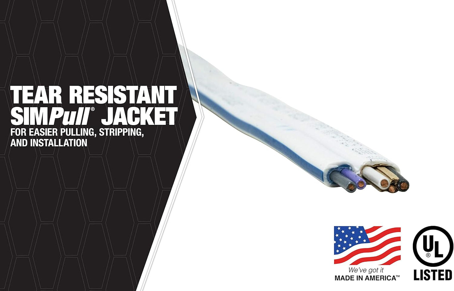 Southwire 14/3 Romex Brand Simpull Solid 50ft NM-B Cable and Newhouse 1-Gang 14cu in PVC Electrical Outlet Box
