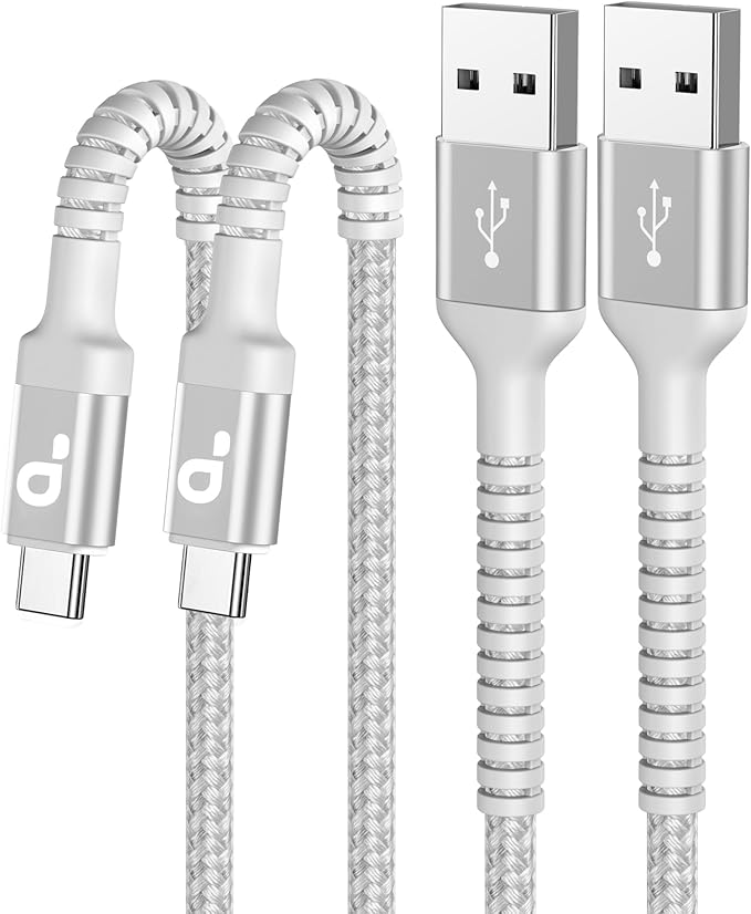 USB A to USB C Cable Fast Charging, USB to USB C Charger Cable Upgraded Extra by PRAKIE