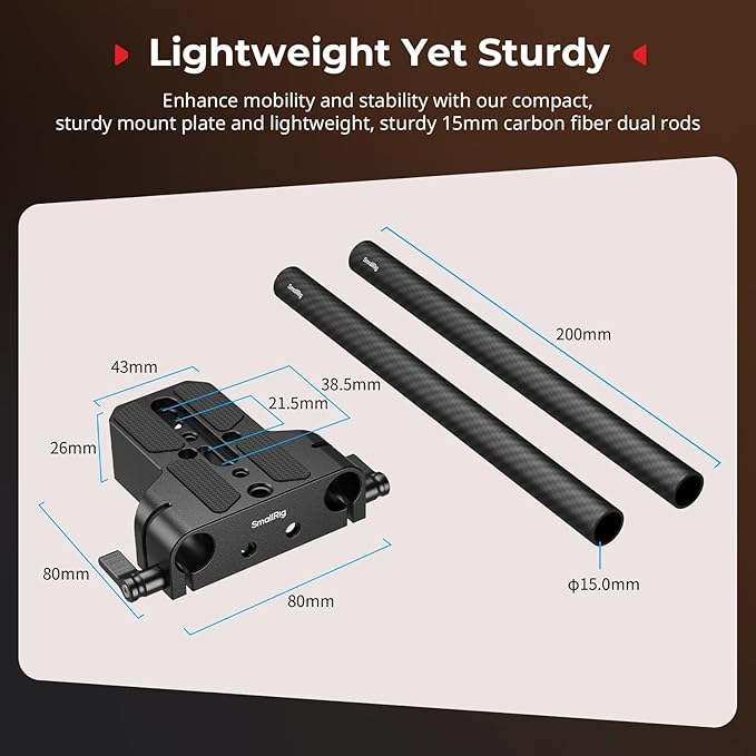 SMALLRIG Camera Base Plate Kit - Image 3