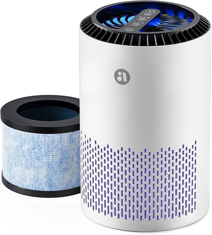 AROEVE Air Purifiers for Bedroom Home, 3 Layer Filter for Smoke Pollen by AROEVE