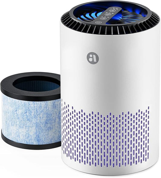 AROEVE Air Purifiers for Bedroom Home, 3 Layer Filter for Smoke Pollen by AROEVE