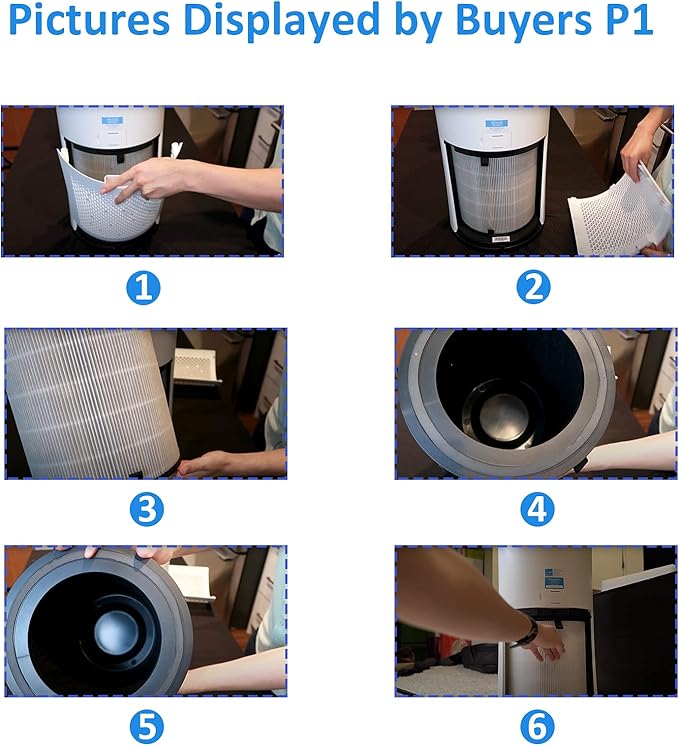Tablenco for LEVOIT LV-H133 Air Purifier Replacement Filter Set -True and - Image 4