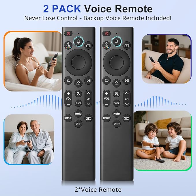 【2 Pack】 Voice Remote Replacement - Image 2