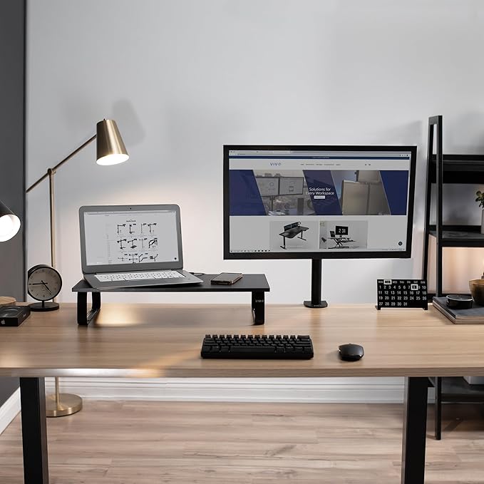 VIVO Monitor and Laptop Stand, 24 inch Desktop Riser, STAND-V000D - Image 8