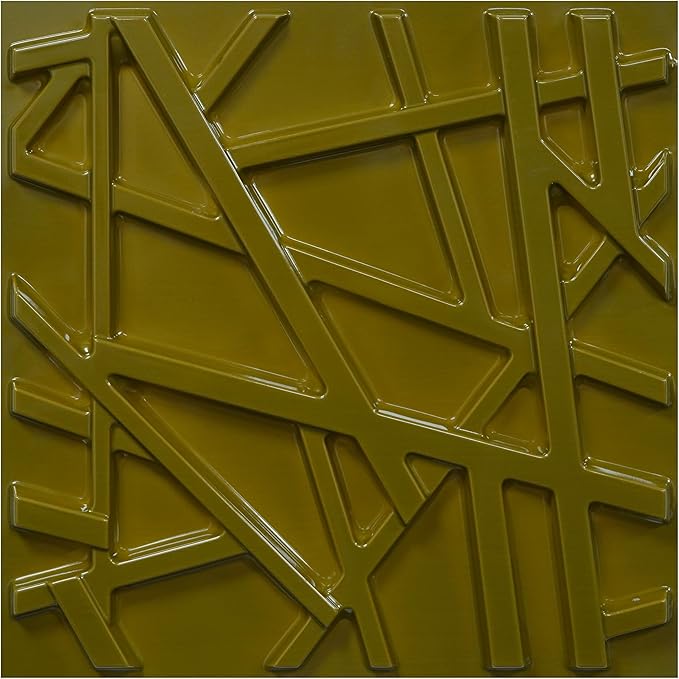 LEVOWAY 3D Wall Panels for Interior Wall Decor, 11.8''x11.8'' 33 Pack Accent by LEVOWAY