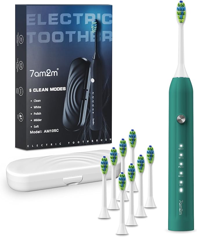 7AM2M Sonic Electric Toothbrush by 7AM2M
