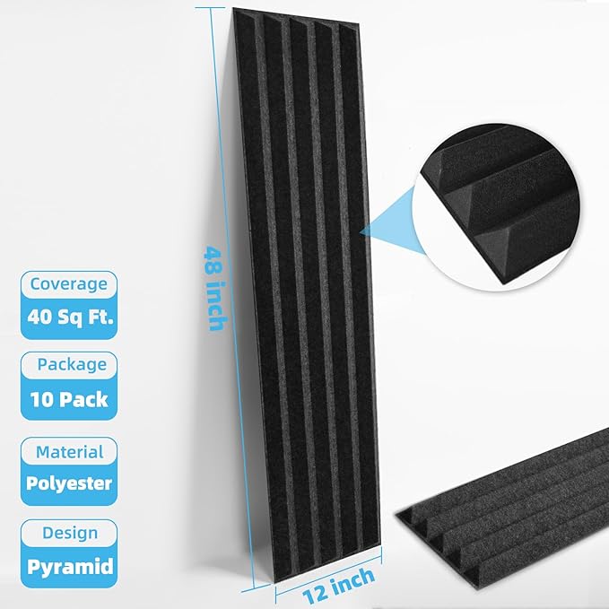 Art3d 10-Pack Peel and Stick Acoustic Panels - Image 8