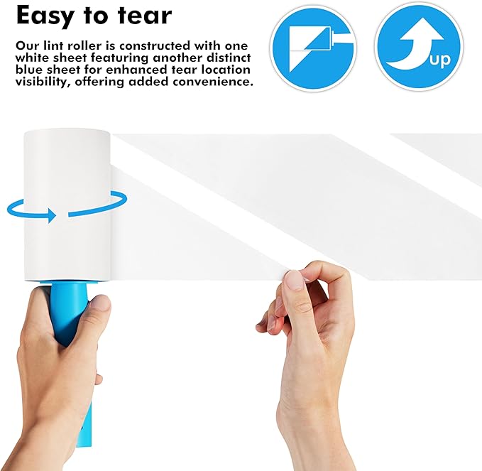 Extra Sticky Lint Roller Refills Only, Mega Value Set 999 Sheets - Image 3