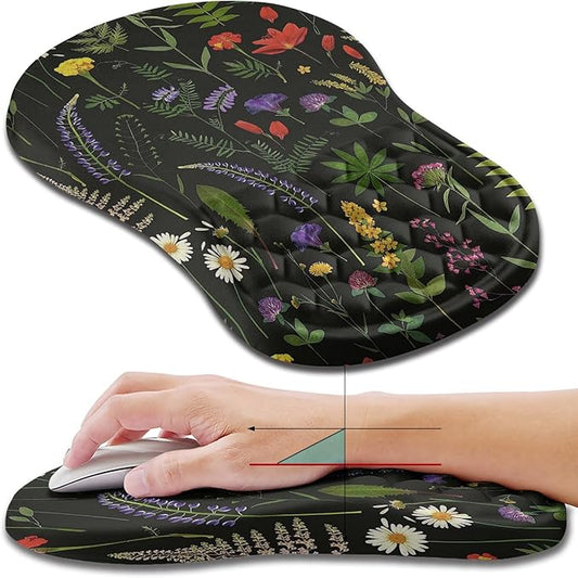 Hokafenle Ergonomic Mouse Pad Wrist Support, Wrist Rest Mousepad by Hokafenle